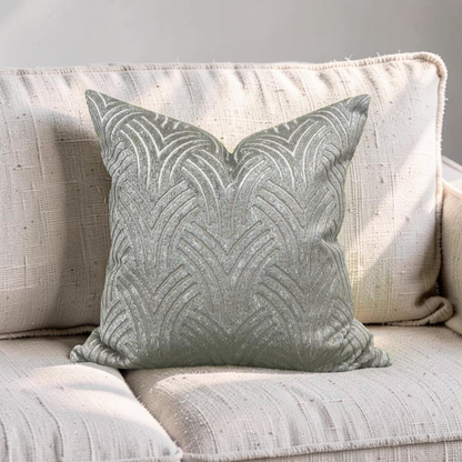 Decorative Pillow Virtuoso Aquamarine 22x22" Knife Edge Cover
