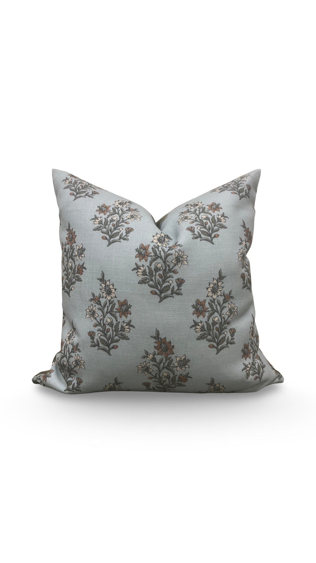 Decorative Pillow Caroline Mineral 20x20" Knife Edge Cover