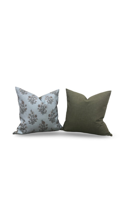 Decorative Pillow Caroline Mineral 20x20" Knife Edge Cover