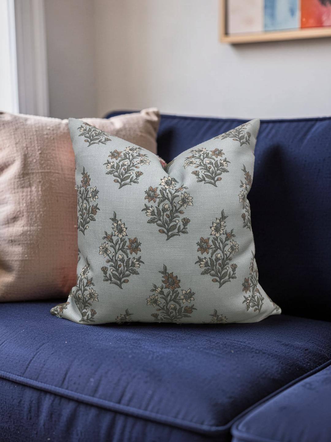 Decorative Pillow Caroline Mineral 20x20" Knife Edge Cover