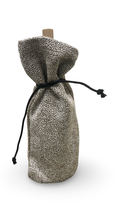 Small Scale Tiger Print Wine Bottle Bag