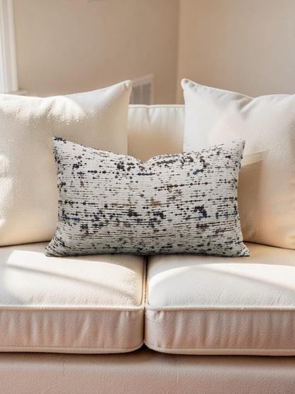 Lumbar Pillow Sappheo Linen- 12x18" Knife Edge Cover