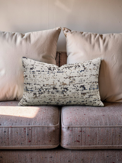 Lumbar Pillow Sappheo Linen- 12x18" Knife Edge Cover