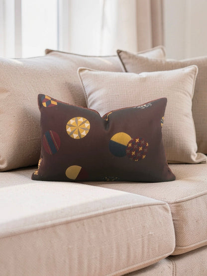 Zak + Fox Fabric Lumbar Pillow Temari 12x18" Knife Edge Cover