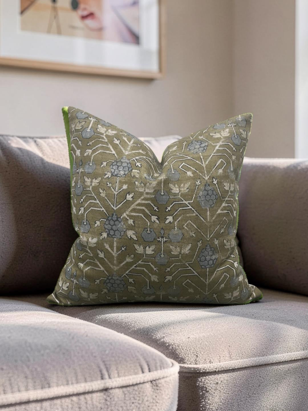 Zak + Fox Decorative Pillow Khotan 18x18" Knife Edge Cover