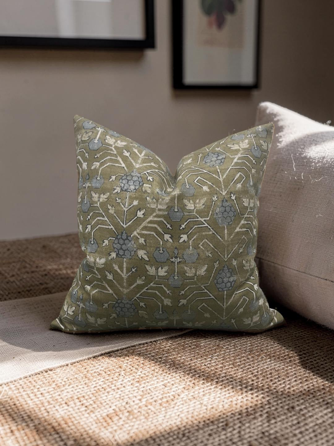 Zak + Fox Decorative Pillow Khotan 18x18" Knife Edge Cover