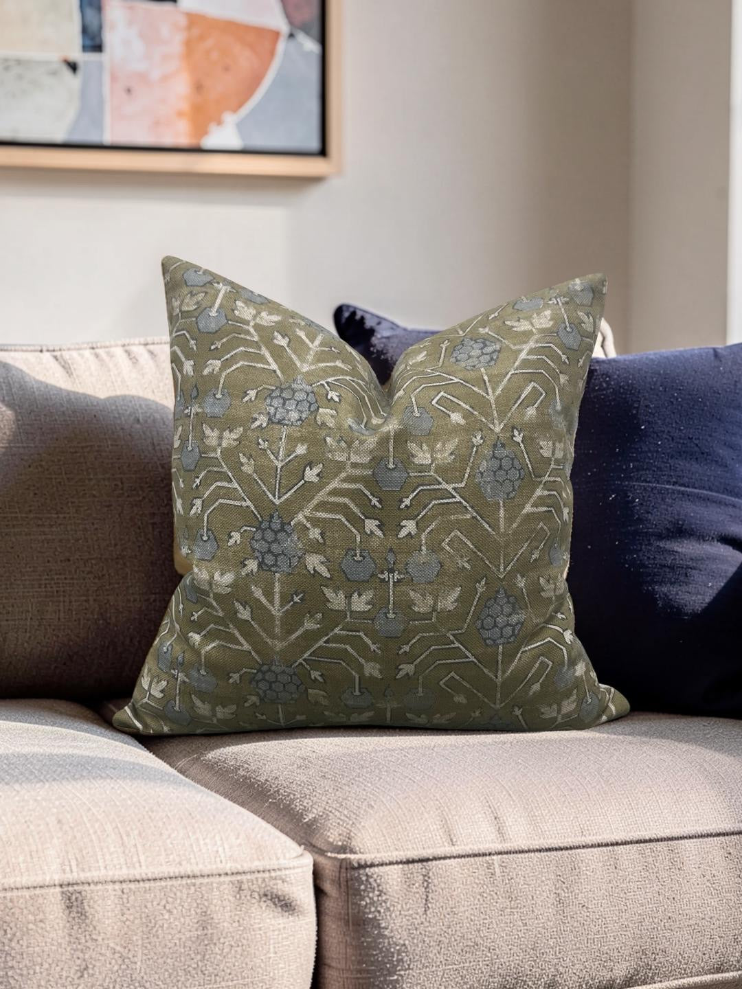 Zak + Fox Decorative Pillow Khotan 18x18" Knife Edge Cover