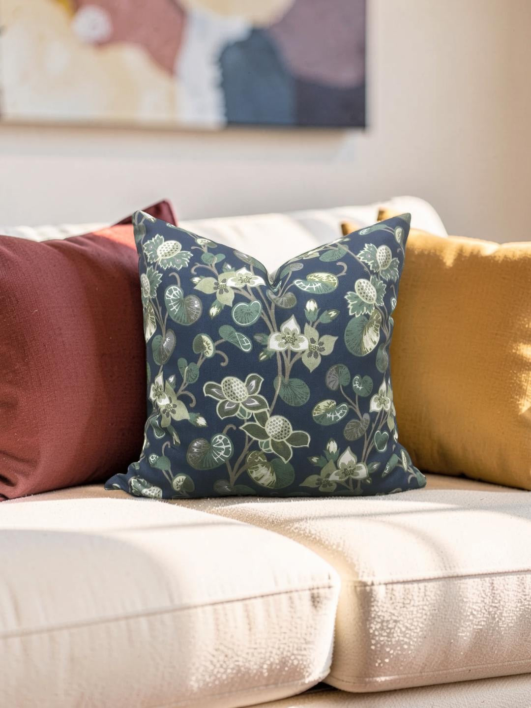 Zak + Fox Decorative Pillow Nuphar 20x20" Knife Edge Cover