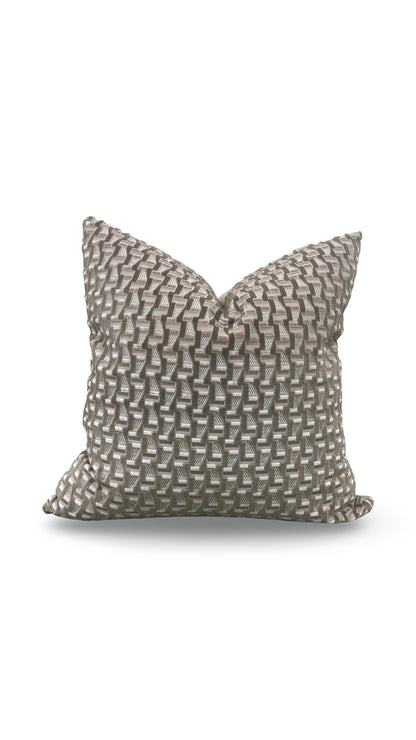 Zimmer & Rohde Decorative Pillow Leto Velvet 22x22" Knife Edge Cover