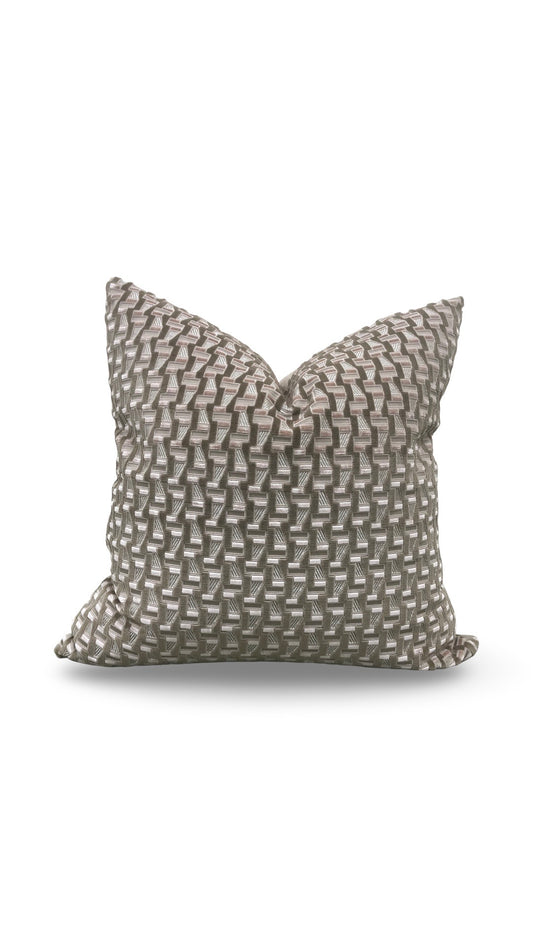Zimmer & Rohde Decorative Pillow Leto Velvet 22x22" Knife Edge Cover