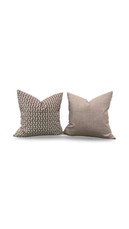 Zimmer & Rohde Decorative Pillow Leto Velvet 22x22" Knife Edge Cover