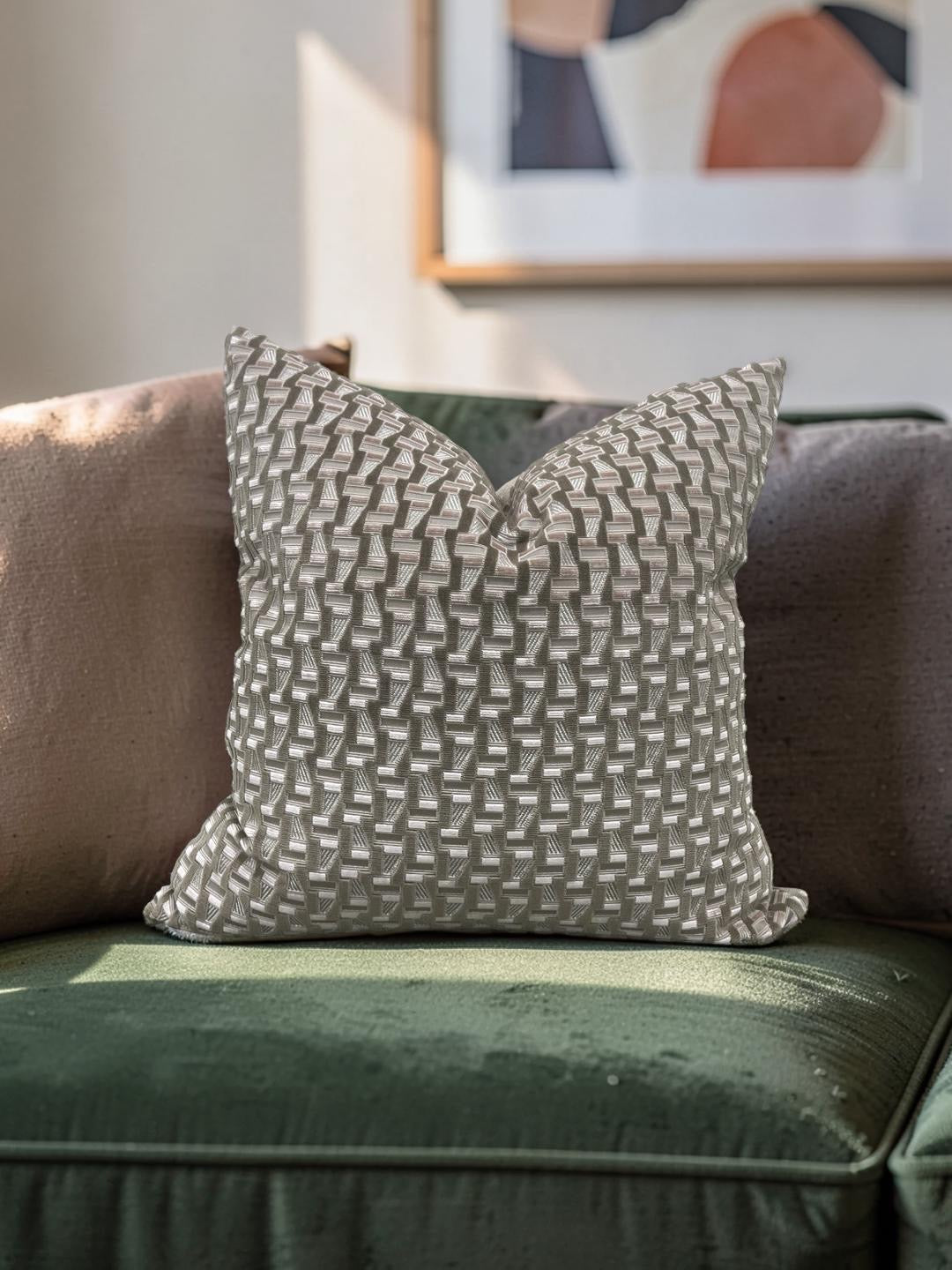 Zimmer & Rohde Decorative Pillow Leto Velvet 22x22" Knife Edge Cover