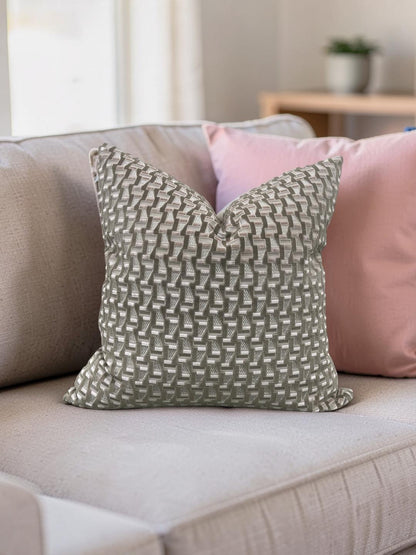 Zimmer & Rohde Decorative Pillow Leto Velvet 22x22" Knife Edge Cover