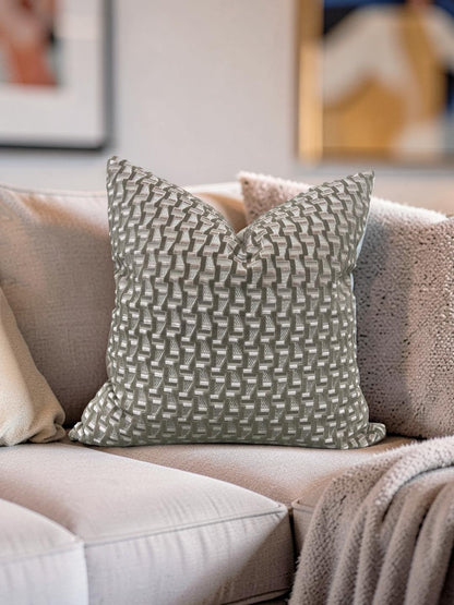 Zimmer & Rohde Decorative Pillow Leto Velvet 22x22" Knife Edge Cover