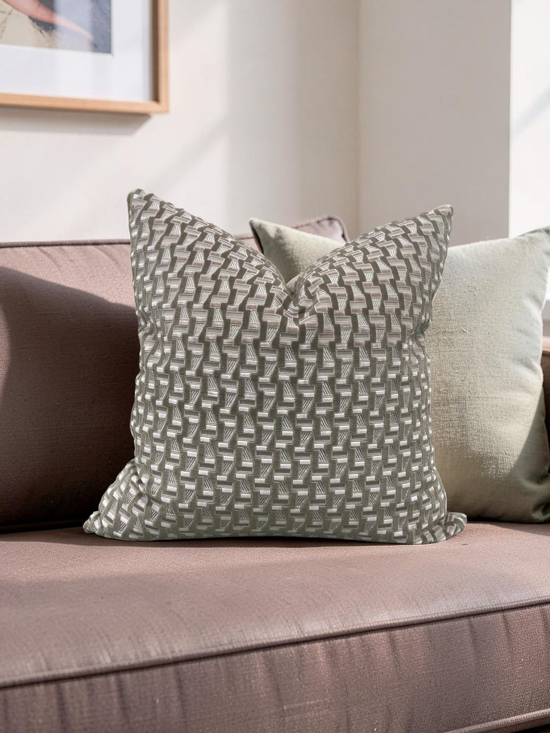 Zimmer & Rohde Decorative Pillow Leto Velvet 22x22" Knife Edge Cover