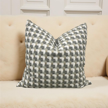 Designer Fabric Petite Terrasse 20x20" Knife Edge Decorative Throw Pillow