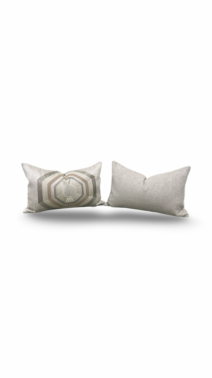 Ardecora Scirecco 12x18" Knife Edge Decorative Throw Pillow