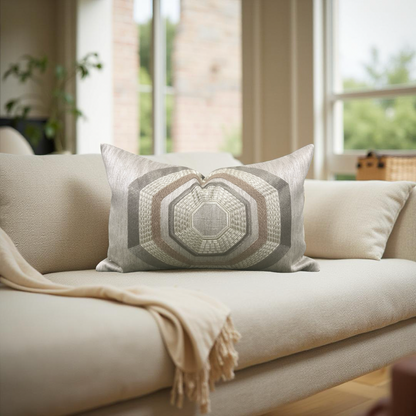 Ardecora Scirecco 12x18" Knife Edge Decorative Throw Pillow