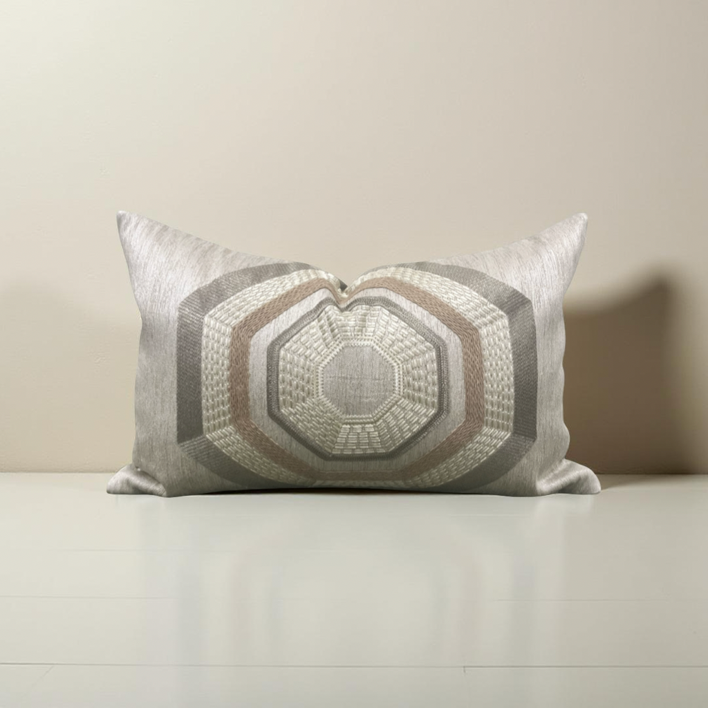 Ardecora Scirecco 12x18" Knife Edge Decorative Throw Pillow