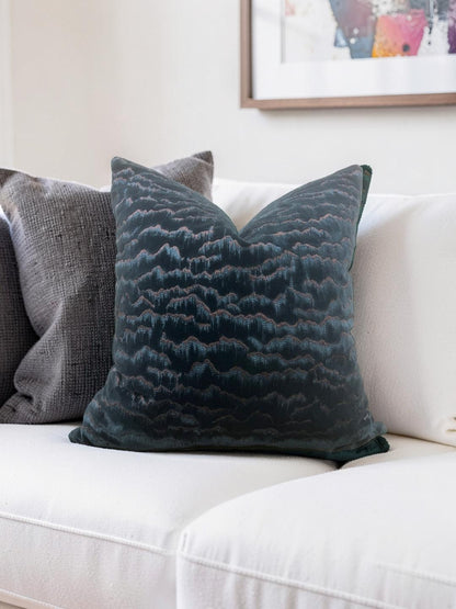 Zimmer & Rohde Decorative Pillow Mountain Lines 22x22" Knife Edge Cover