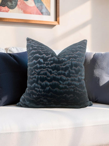 Zimmer & Rohde Decorative Pillow Mountain Lines 22x22" Knife Edge Cover