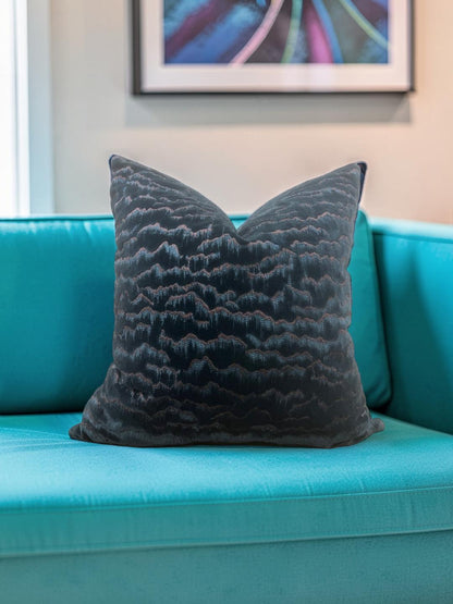 Zimmer & Rohde Decorative Pillow Mountain Lines 22x22" Knife Edge Cover