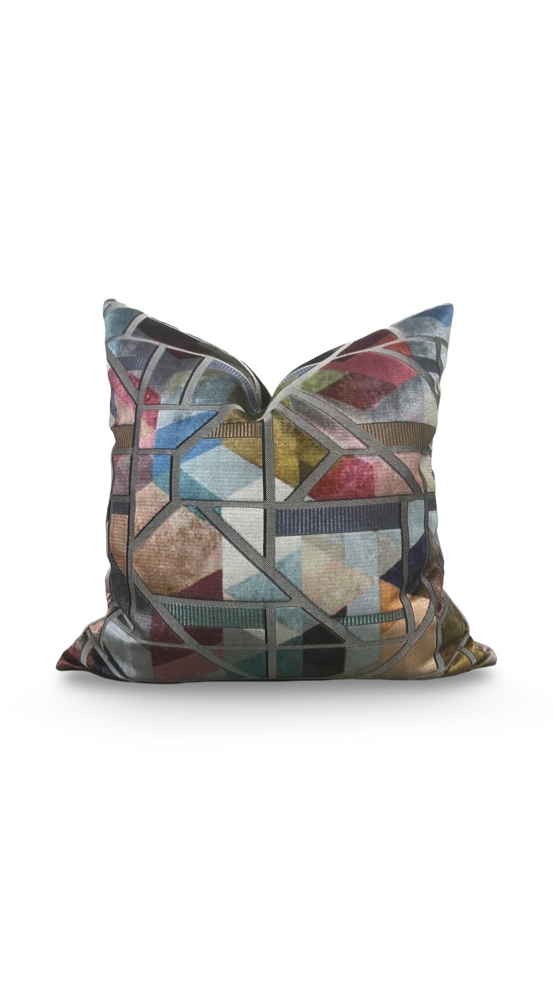 Zimmer + Rohde Decorative Pillow Kubist 20x20" Knife Edge Cover