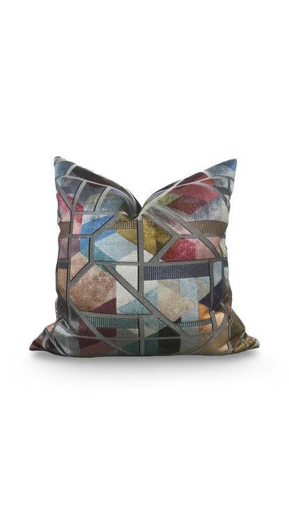 Zimmer + Rohde Decorative Pillow Kubist 20x20" Knife Edge Cover