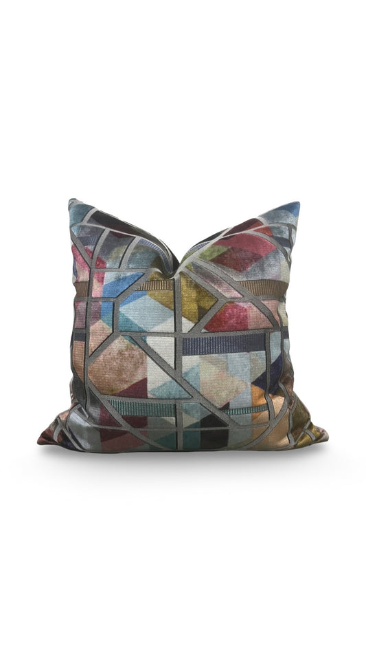 Zimmer + Rohde Decorative Pillow Kubist 20x20" Knife Edge Cover
