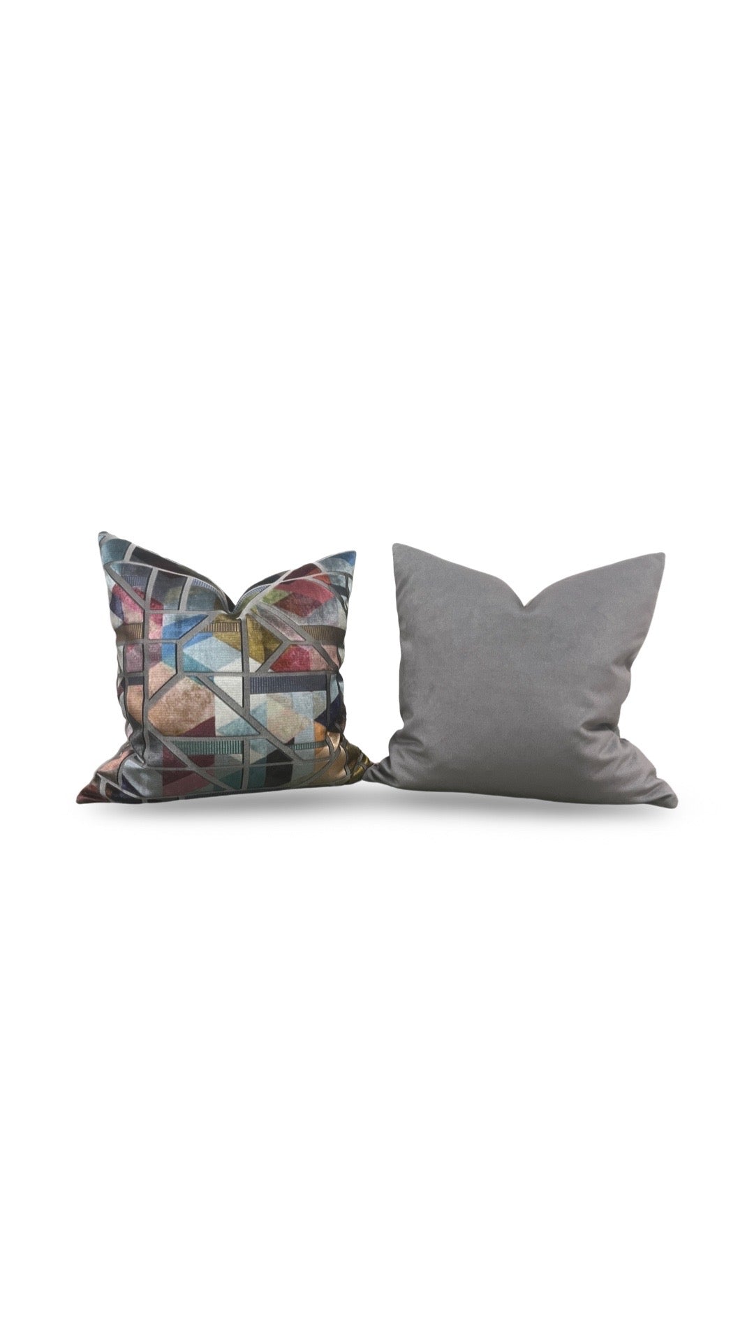 Zimmer + Rohde Decorative Pillow Kubist 20x20" Knife Edge Cover