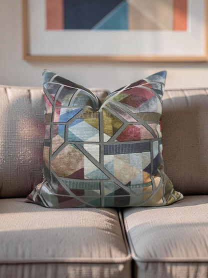 Zimmer + Rohde Decorative Pillow Kubist 20x20" Knife Edge Cover