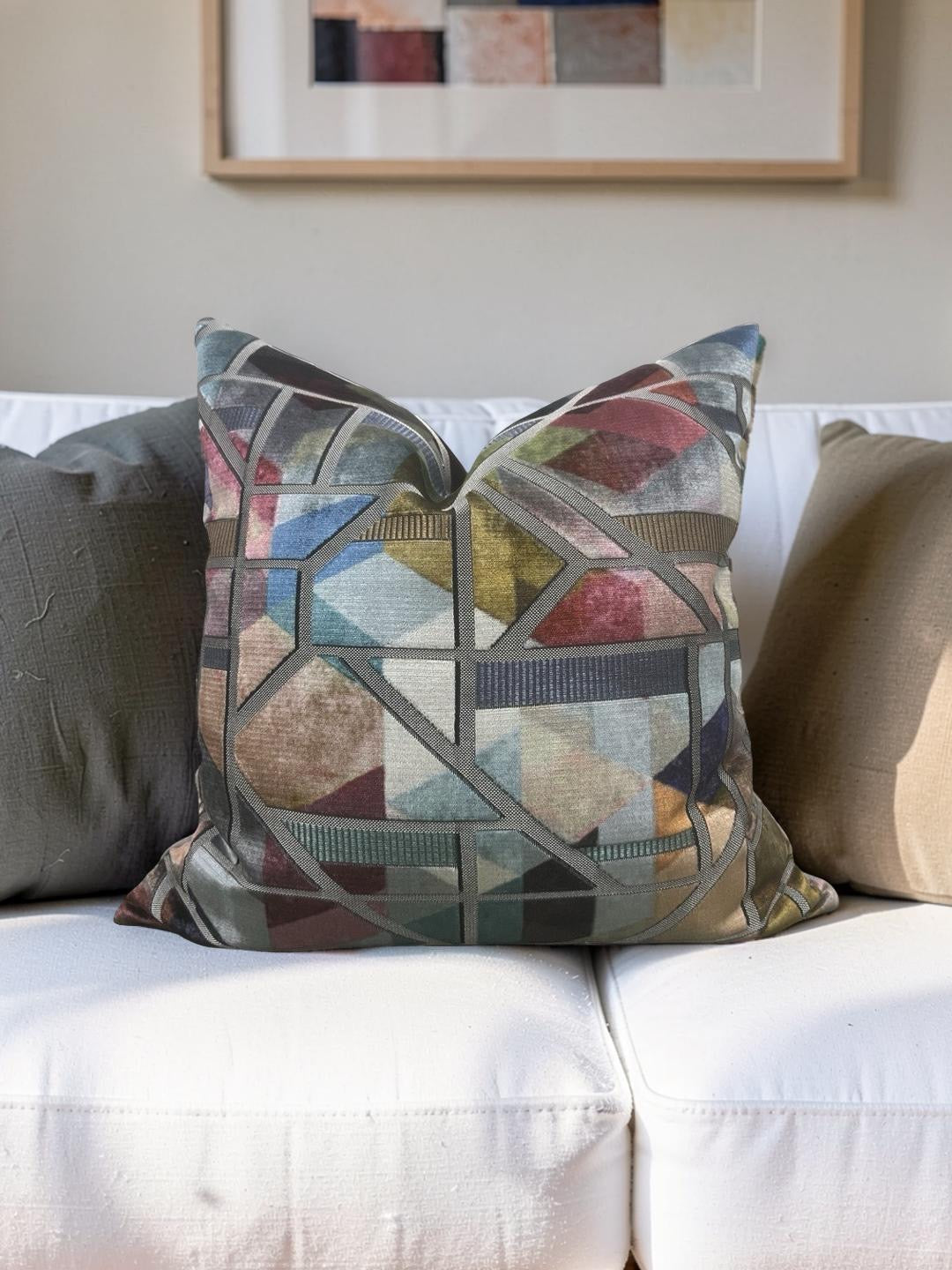 Zimmer + Rohde Decorative Pillow Kubist 20x20" Knife Edge Cover