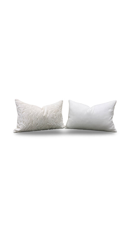 Moon Beam Lumbar Pillow Chiaroscuro Dream 12x18" Knife Edge Cover