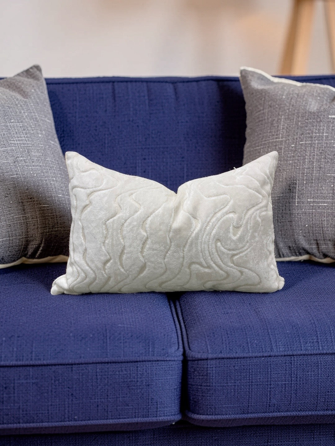 Moon Beam Lumbar Pillow Chiaroscuro Dream 12x18" Knife Edge Cover