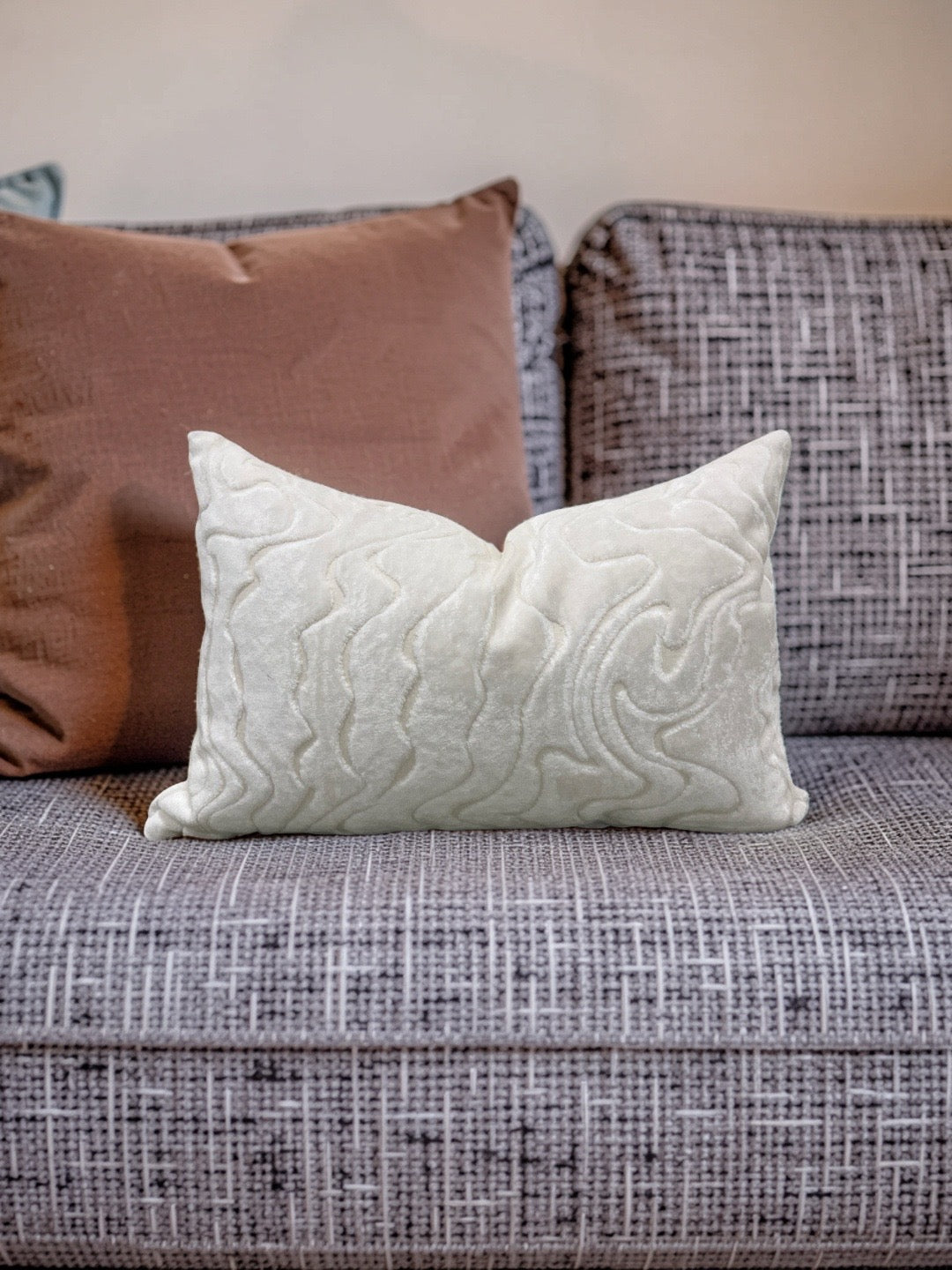 Moon Beam Lumbar Pillow Chiaroscuro Dream 12x18" Knife Edge Cover