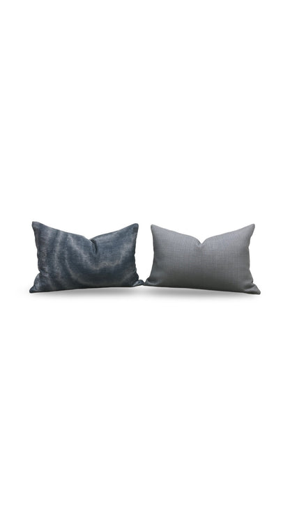Lumbar Pillow Jacopo Ink 12x18" Knife Edge Cover
