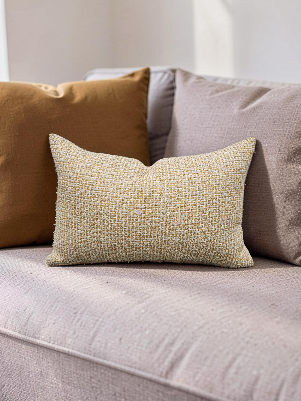 Lumbar Pillow Eivassa Outdoor Sun 12x18" Knife Edge Cover
