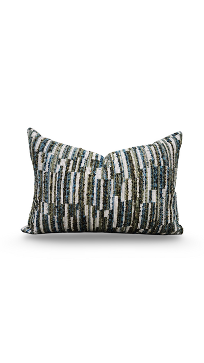 Lumbar Pillow Jenga Colibri 12x18" Knife Edge Cover