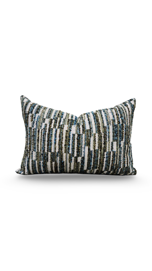 Lumbar Pillow Jenga Colibri 12x18" Knife Edge Cover