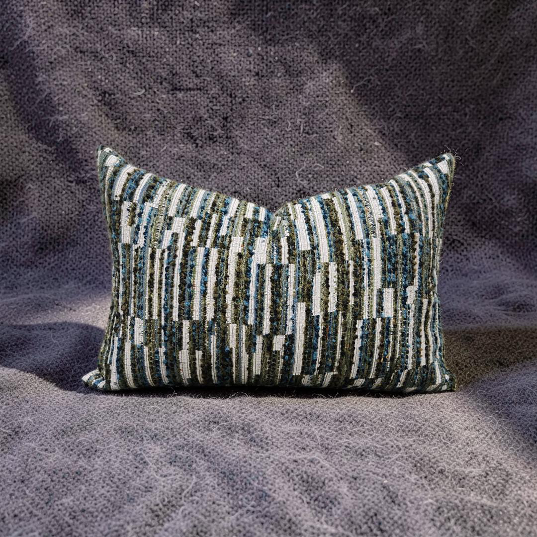 Lumbar Pillow Jenga Colibri 12x18" Knife Edge Cover
