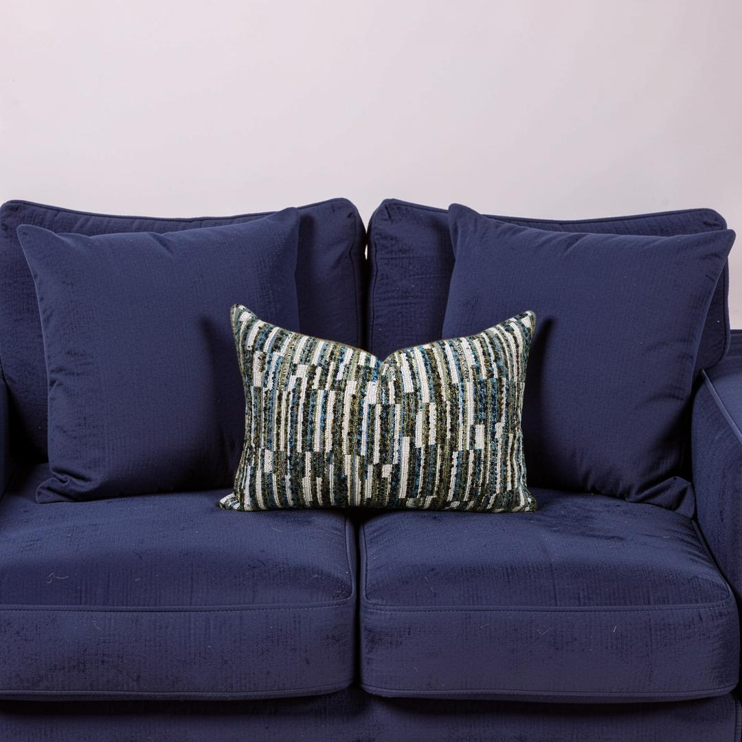 Lumbar Pillow Jenga Colibri 12x18" Knife Edge Cover