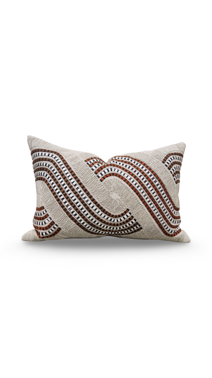 Lumbar Pillow Ludo Autumn 12x18" Knife Edge Cover