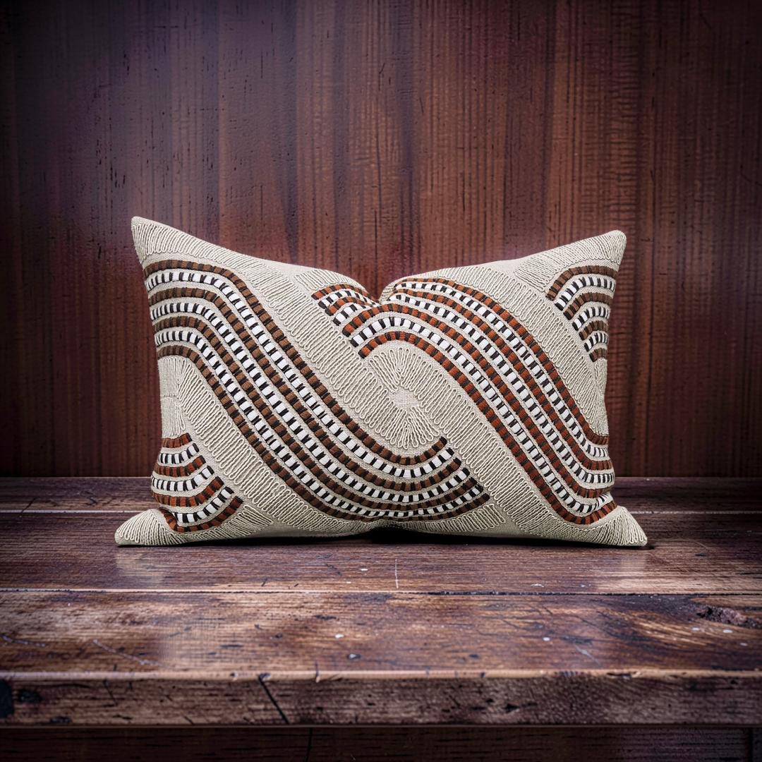 Lumbar Pillow Ludo Autumn 12x18" Knife Edge Cover