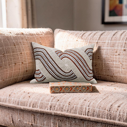 Lumbar Pillow Ludo Autumn 12x18" Knife Edge Cover