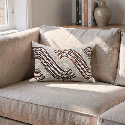 Lumbar Pillow Ludo Autumn 12x18" Knife Edge Cover