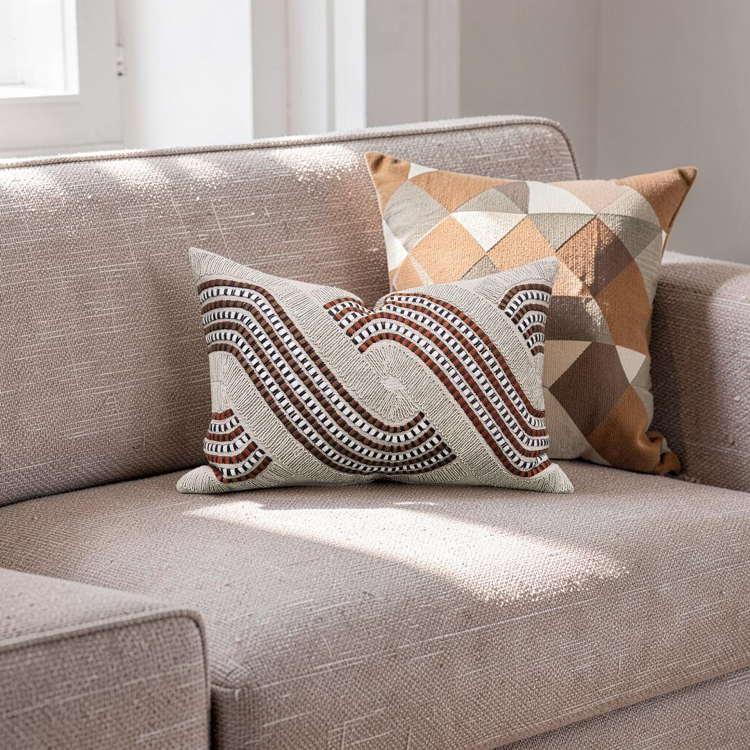 Lumbar Pillow Ludo Autumn 12x18" Knife Edge Cover