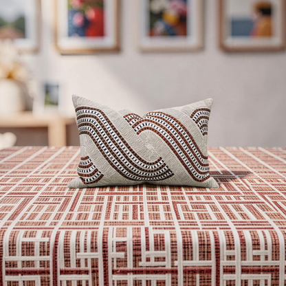 Lumbar Pillow Ludo Autumn 12x18" Knife Edge Cover