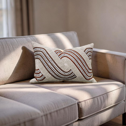 Lumbar Pillow Ludo Autumn 12x18" Knife Edge Cover