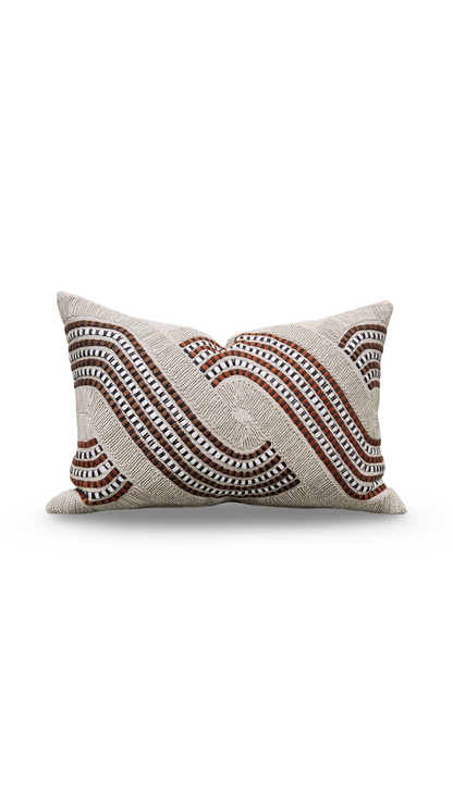 Lumbar Pillow Ludo Autumn 12x18" Knife Edge Cover